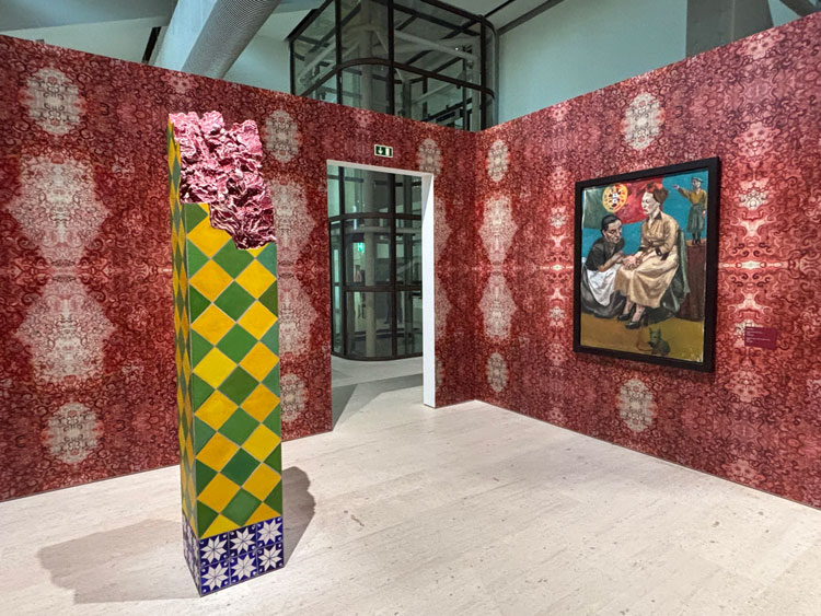 Installation view, Paula Rego and Adriana Varejão: Between Your Teeth, Centro de Arte Moderna Gulbenkian, Lisbon, 2025. Photo: Caroline Menezes.