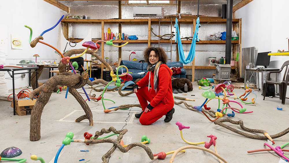 Mika Rottenberg, 2018. Photo: Miro Kuzmanovic. © Kunsthaus Bregenz. Courtesy the artist and Hauser & Wirth.