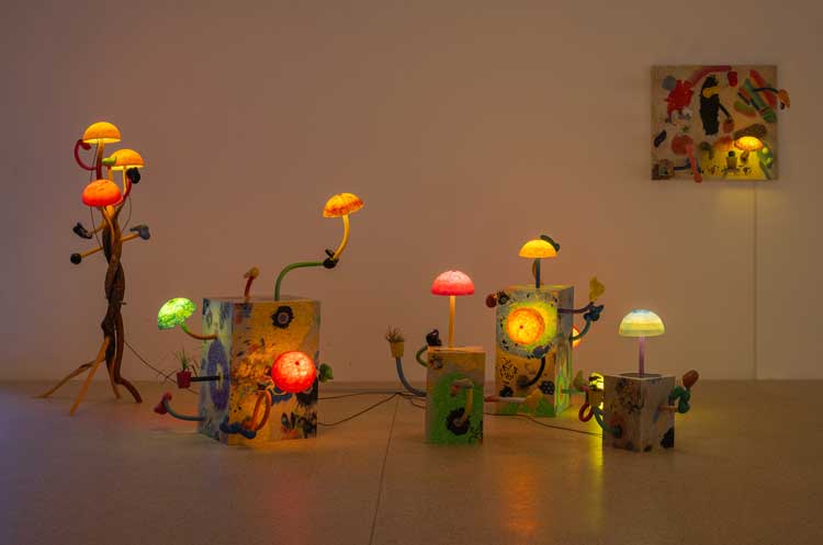 Mika Rottenberg, Vibrant Matter, installation view, Hauser & Wirth Menorca, 2025. Photo: Damian Griffiths. © Mika Rottenberg, courtesy the artist and Hauser & Wirth.