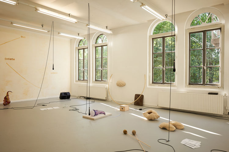 AYO: A score for Atat's homestead, installation view, Rijksakademie Open Studios. Photo: Tomek Dersu Aaron.