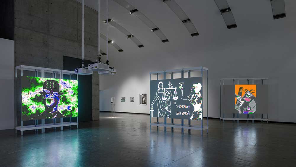 Charlotte Johannesson, Untitled, 1981–85, installation view, Radical Software: Women, Art & Computing 1960–1991, Kunsthalle Wien 2025. Courtesy the artist, Hollybush Gardens, London, and Croy Nielsen, Vienna. Photo: kunst-dokumentation.com