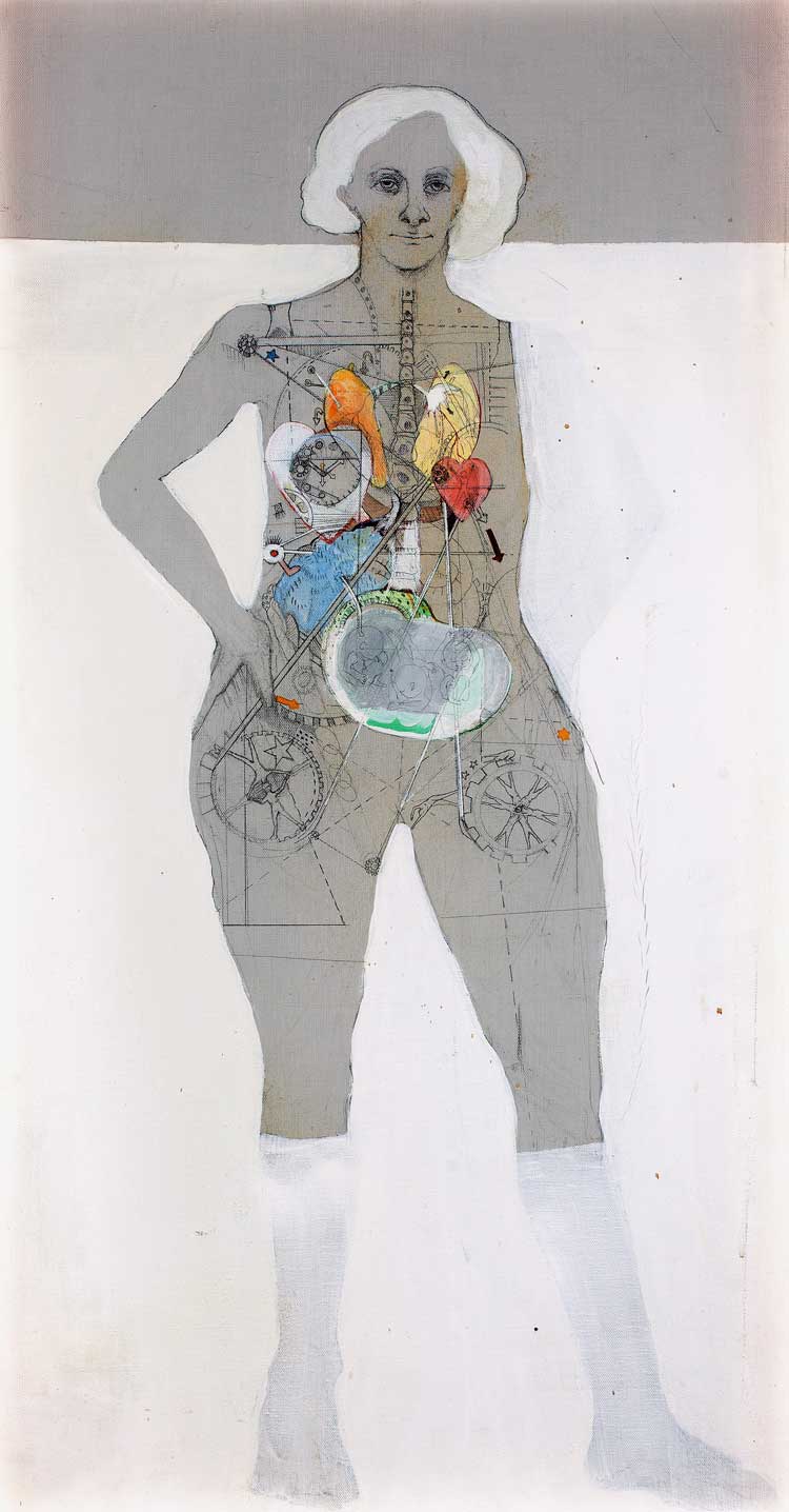 Lynn Hershman Leeson, X-Ray Woman, 1966. Collection Hartwig Art Foundation, promised gift to the Rijksdienst voor het Cultureel Erfgoed / Rijkscollectie.
