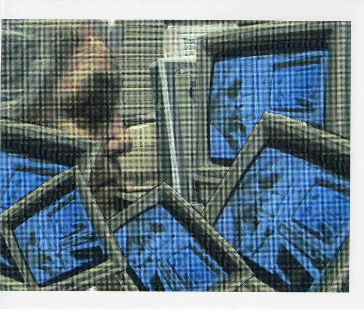 Sonia Sheridan, Sonia In Time, 1985. Courtesy The Daniel Langlois Foundation, collection of the Cinémathèque Québécoise, Sonia Landy Sheridan fonds.