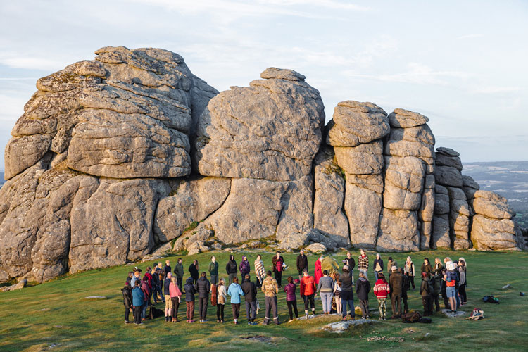 Fern Leigh Albert, Circle of Protest Haytor, 2023. (Dartmoor, RAMM, Exeter, 2024). © Fern Leigh Albert.