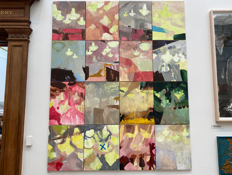 David Remfry, Indoor Cosmology, Royal Academy Summer Exhibition 2023. Photo: Martin Kennedy.