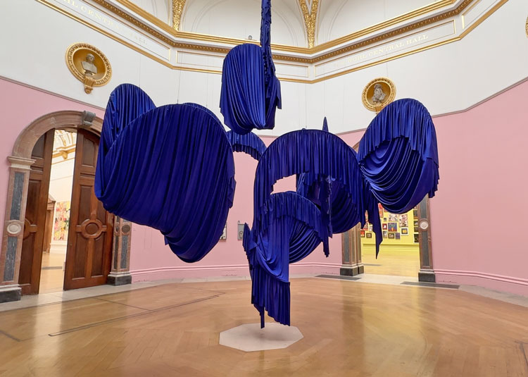 Richard Malone’s installation in the Wohl Central Hall, Royal Academy Summer Exhibition 2023. Photo: Martin Kennedy.