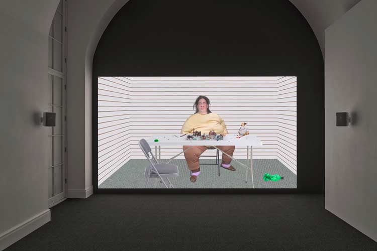 Jon Rafman, Ebrah k’dabri. Installation view, Sprüth Magers, London, 3 February – 25 March 2023. Photo: Ben Westoby.