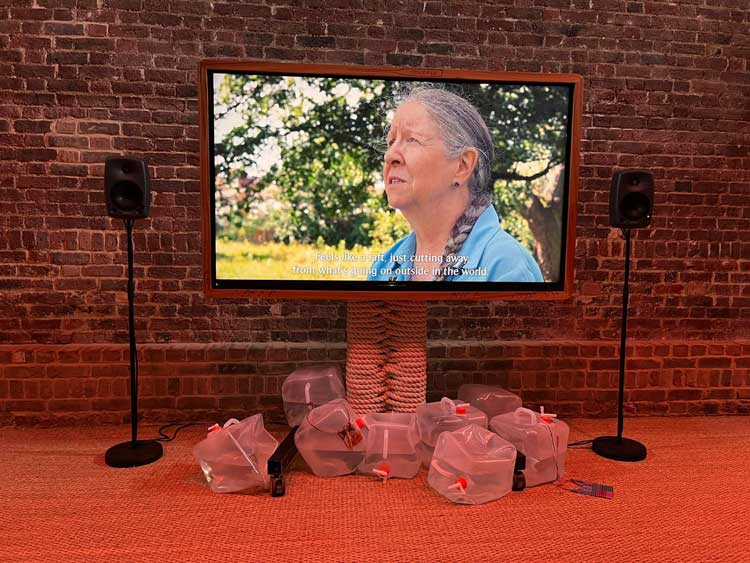 Rory Pilgrim, RAFTS. Installation view, Radio Ballads, Serpentine North Gallery, London, 2022. Photo: Veronica Simpson.