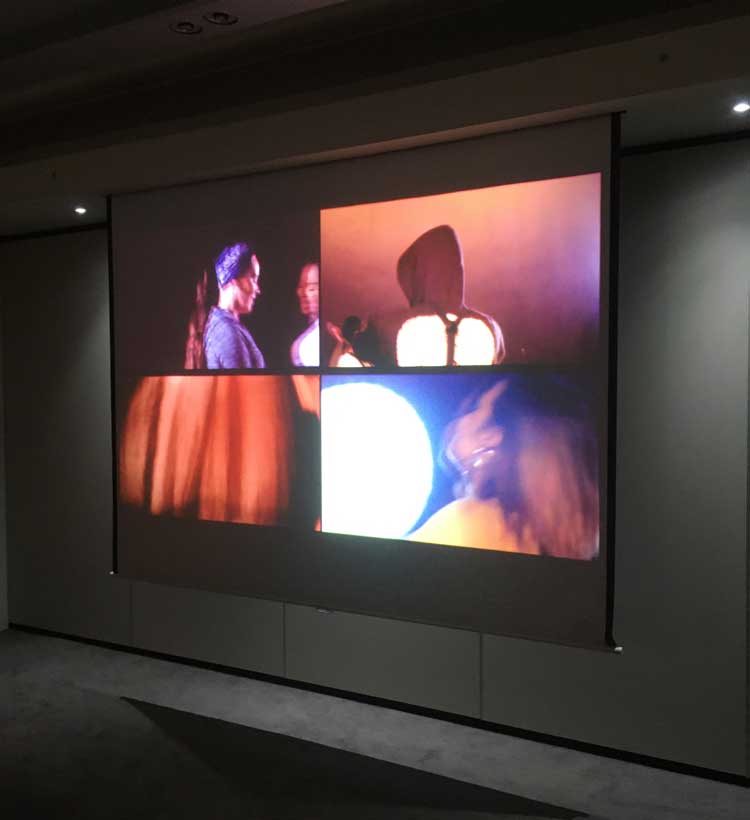 Sonia Boyce, Yes, I Hear You, 2021. Installation view, Barking town hall, London, 2022. Photo: Veronica Simpson.