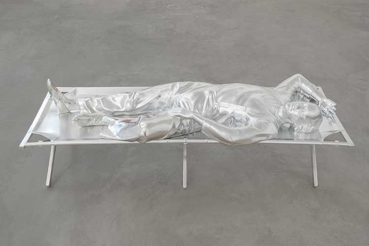 Charles Ray. Mime, 2014. Aluminium, 64.8 x 196.2 x 73.7 cm. Hill Charitable Collection.