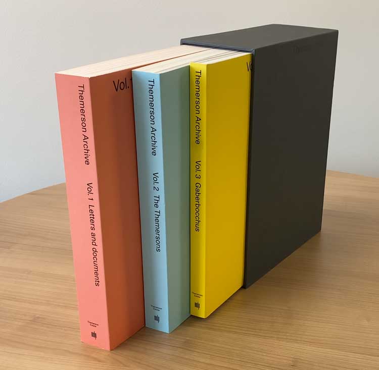The Themerson Archive Catalogue. Three Volumes (Vol 1: Letters and Documents; Vol 2: The Themersons; Vol 3: Gaberbocchus). Edited by Jasia Reichardt and Nick Wadley.