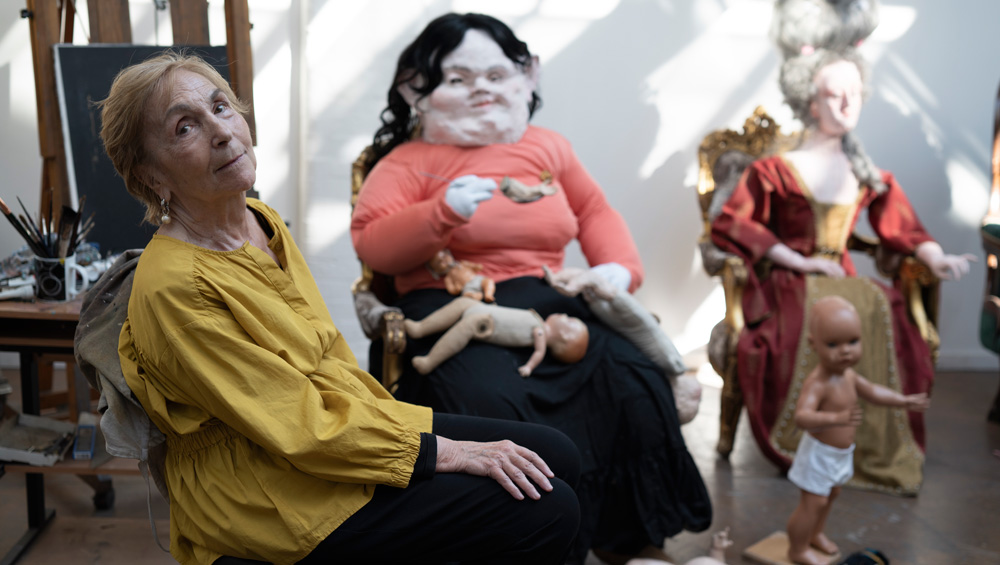 Paula Rego in her studio © Nick Willing.