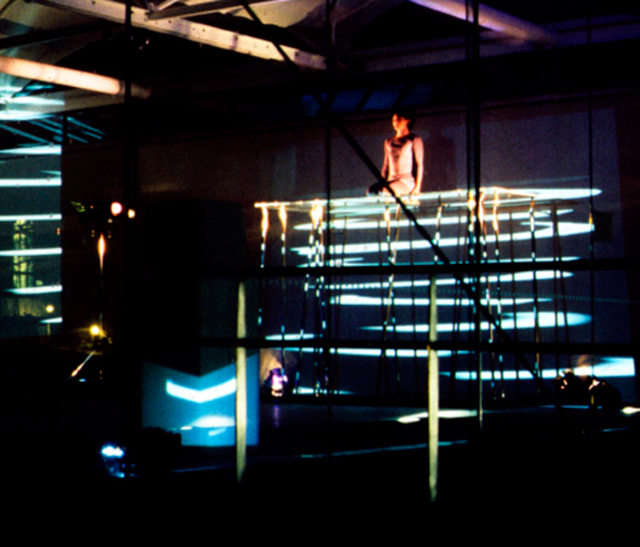 Esther Rolinson. Shelf Life (Toured 1998 - 2000). Installation for dance performance. In collaboration with Carol Brown Dances, approximate space 2.5 x 7 m.