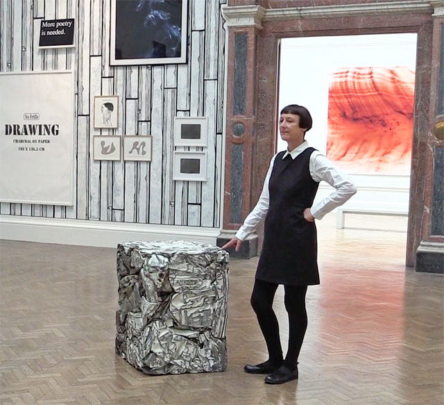 Cornelia Parker spoke to Studio International at the opening of the Royal Academy Summer Exhibition 2014. Photo: Martin Kennedy.