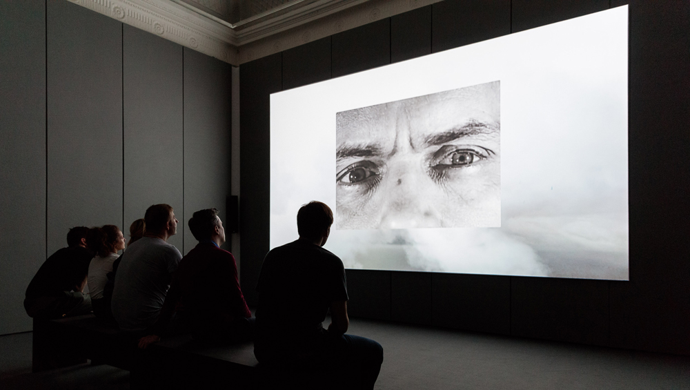 James Richards. Radio at Night, 2015. Installation view, Requests and Antisongs, 2016. Courtesy Institute of Contemporary Arts. Photograph: Mark Blower.