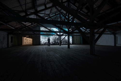 Clifford Ross. Digital Waves, Wave Cathedral. MASS MoCA.