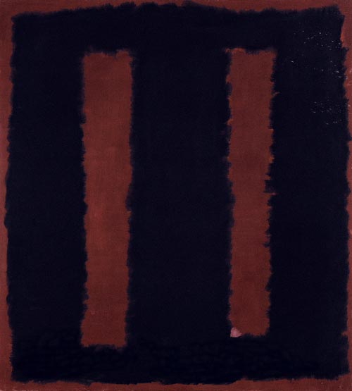 Mark Rothko. Black on Maroon, Sketch for "Mural No.6", 1958. Mixed media on canvas, 266.7 x 381.2 cm. Tate. Presented by the artist through the American Federation of Arts 1968 © 1998 by Kate Rothko Prizel and Christopher Rothko