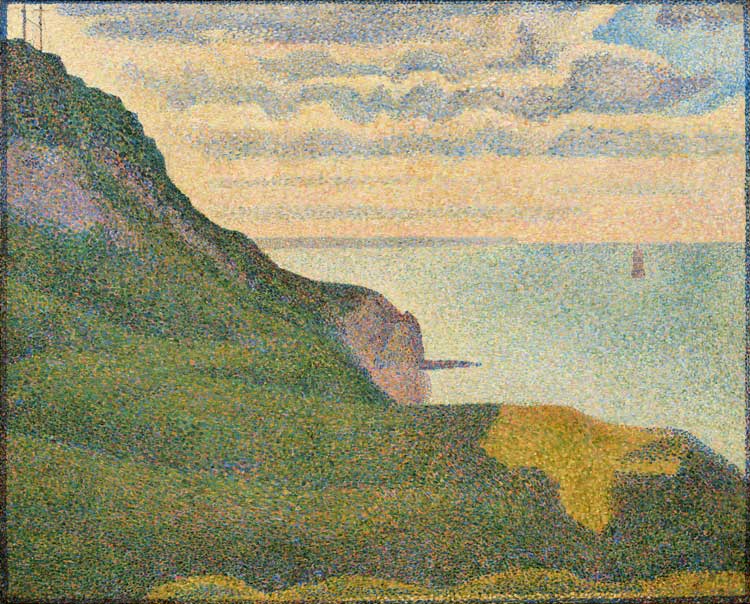 Georges Seurat, Seascape at Port-en-Bessin, Normandy, 1888. Oil on canvas, 65.1 x 80.9 cm. Gift of the W. Averell Harriman Foundation in memory of Marie N. Harriman, National Gallery of Art, Washington D.C.