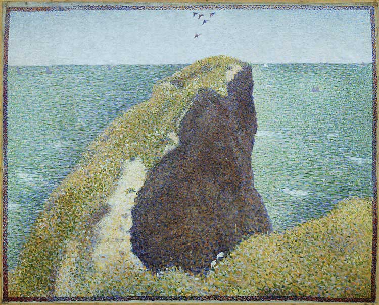 Georges Seurat, Le Bec du Hoc, Grandcamp, 1885. Tate purchased 1952 © Tate, London 2025. Photo: The National Gallery, London.