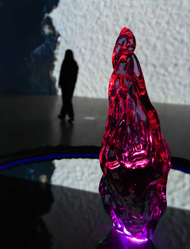 Emilija Škarnulytė, If Water Could Weep (Mermaid Tears), 2023–4 and Æqualia, 2023, Tate St Ives. Photo © Tate (Sonal Bakrania).