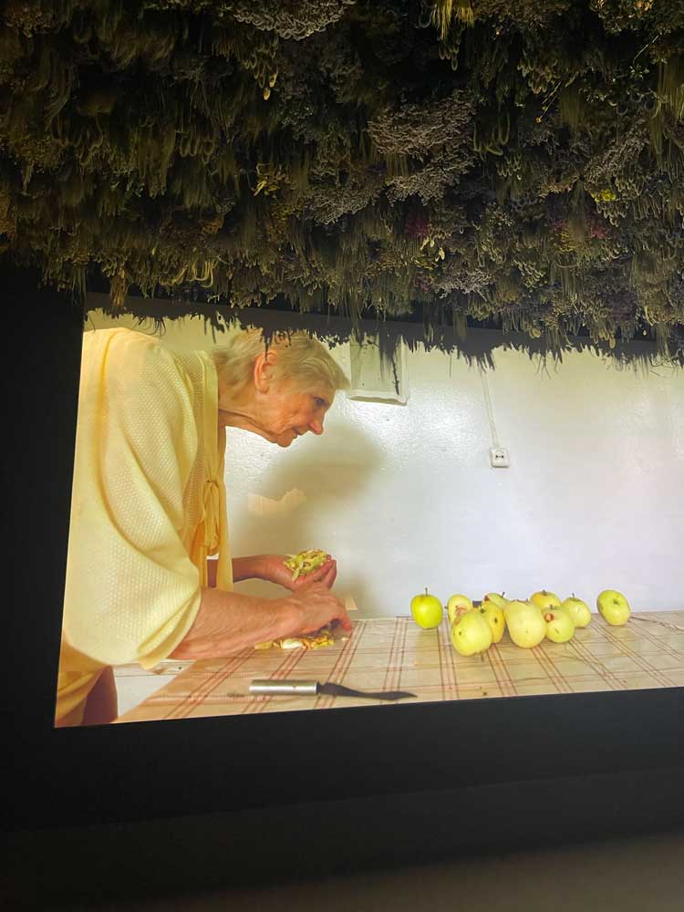 Emilija Škarnulytė, Aldona, 2013. Installation view, Tate St Ives, 2025. Photo: Veronica Simpson.