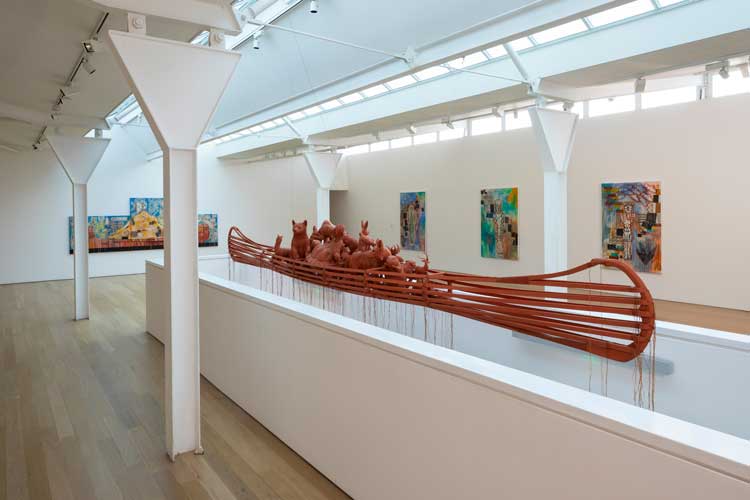 Jaune Quick-to-See Smith: Wilding, installation view, Fruitmarket, Edinburgh, 7 November 2025 – 1 February 2026.