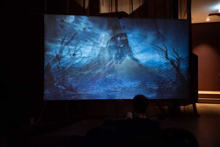 Libby Heaney, Shadowscapes (Emotional Dumping Ground), 2025. Photo: Max Colson.