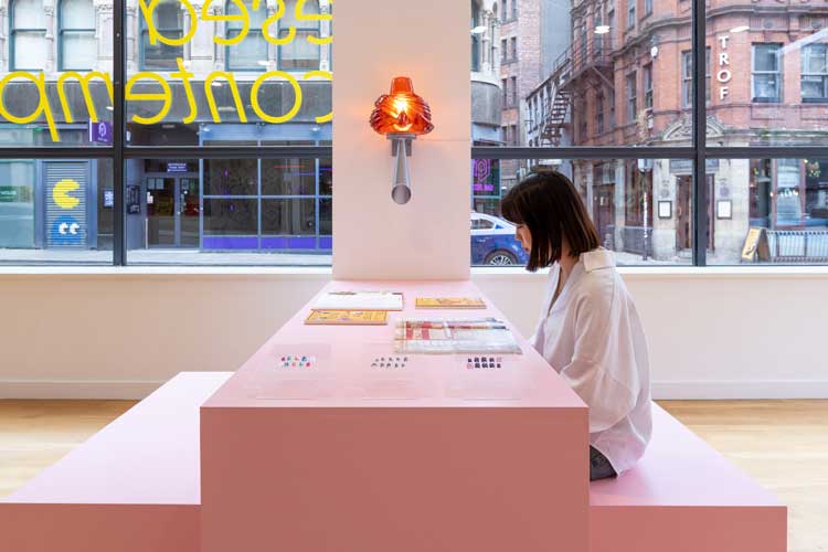 Slavs and Tatars, Simurgh Self-Help, installation view, Esea Contemporary, Manchester, 2025. Photo: Jules Lister.