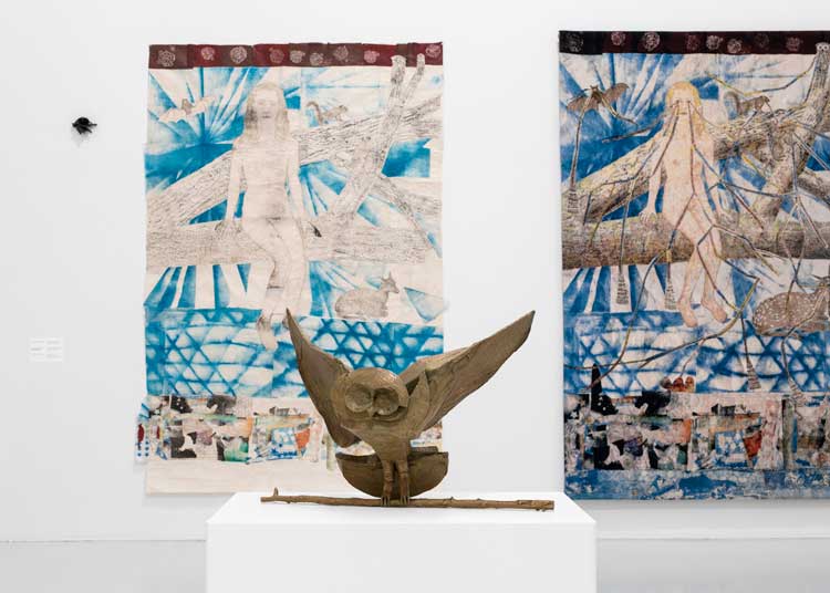 Kiki Smith: Woven Worlds, 2025. Installation view, Moderna Museet, Malmö. Photo: Helene Toresdotter / Moderna Museet.