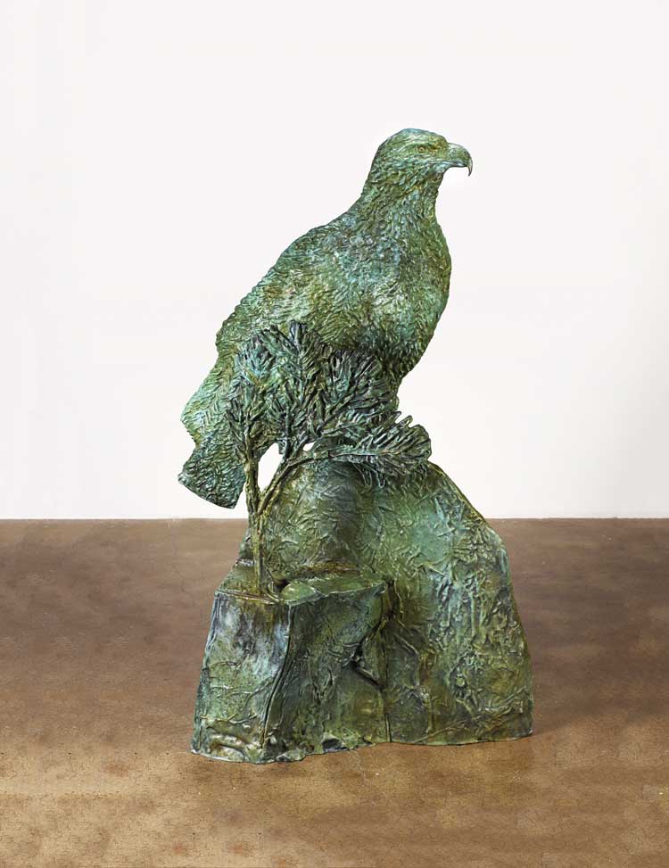 Kiki Smith, Eagle in the Pines, 2016. Photo: Tom Barratt. Courtesy Pace Gallery.