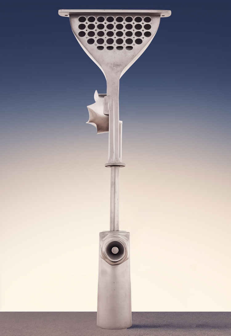 Alexandra Dementieva. Mini-Totem, 2022-25. Photoprint on aluminium, 70 x 50 cm (27.5 x 19.7 in). © the artist.