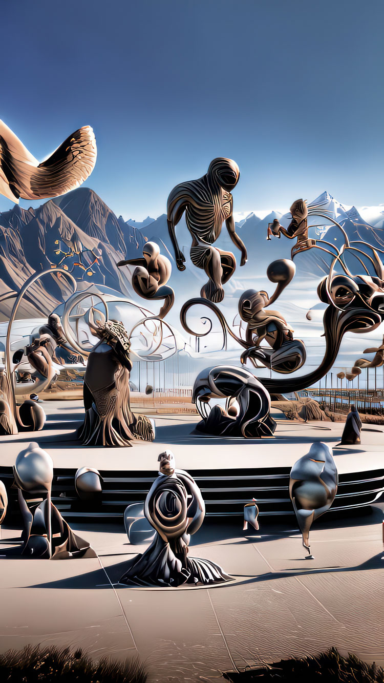Petermfriess. Darwin 2 / The Genesis of Tomorrow, 2023. Evolutionary vision AI short movie. © the artist.