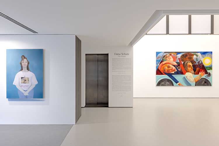 Dana Schutz: The Island, installation view, The George Economou Collection, Athens, 16 June, 2024 - March 2025. Photo: Natalia Tsoukala.