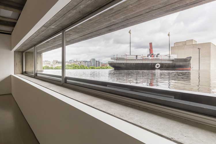 Tavares Strachan, Black Star, 2024. Installation view, Tavares Strachan: There Is Light Somewhere, Hayward Gallery, London, 18 June – 1 September 2024. Photo: Mark Blower. Courtesy the artist and the Hayward Gallery.