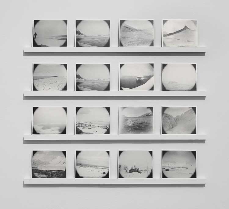 Emma Stibbon: Melting Ice | Rising Tides, installation view, Towner Eastbourne, 2024. Photo: Rob Harris.