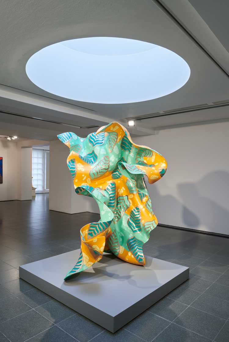 Wind Sculpture in Bronze IV, 2024. Installation view, Yinka Shonibare CBE: Suspended States, Serpentine South, 2024. © Yinka Shonibare CBE 2024. Photo: © Jo Underhill. Courtesy Yinka Shonibare CBE and Serpentine.