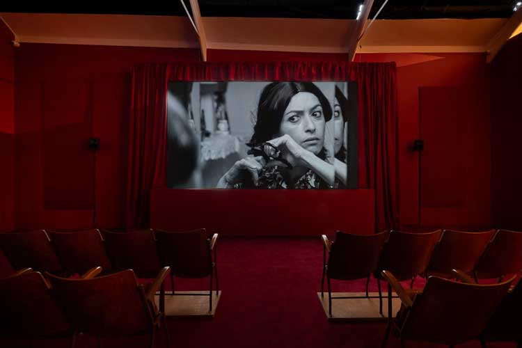 Zineb Sedira: Dreams Have No Titles, installation view, Whitechapel Gallery, London, 15 February – 12 May 2024. Courtesy Whitechapel Gallery. Photo: Damian Griffiths.