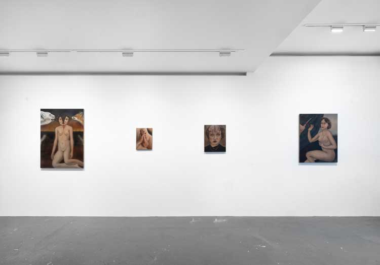 Agata Słowak: Time Is Love, installation view, Fortnight Institute, New York, 2023. Photo: Jason Mandella. Courtesy of the artist, Foksal Gallery Foundation, Warsaw, and Fortnight Institute, New York.