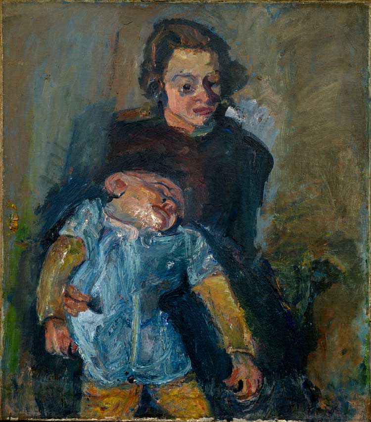 Chaim Soutine, Maternité (or Pieta), 1942. Oil on canvas. Property of a European Collector. Photo: Todd-White Art Photography.