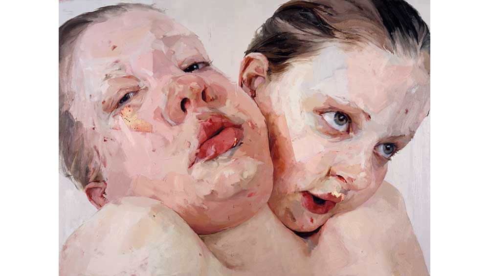 Jenny Saville, Hyphen, 1999. Oil on canvas, 274.3 x 365.8 cm. Private Collection, courtesy of Gagosian. © Jenny Saville, Courtesy Gagosian.
