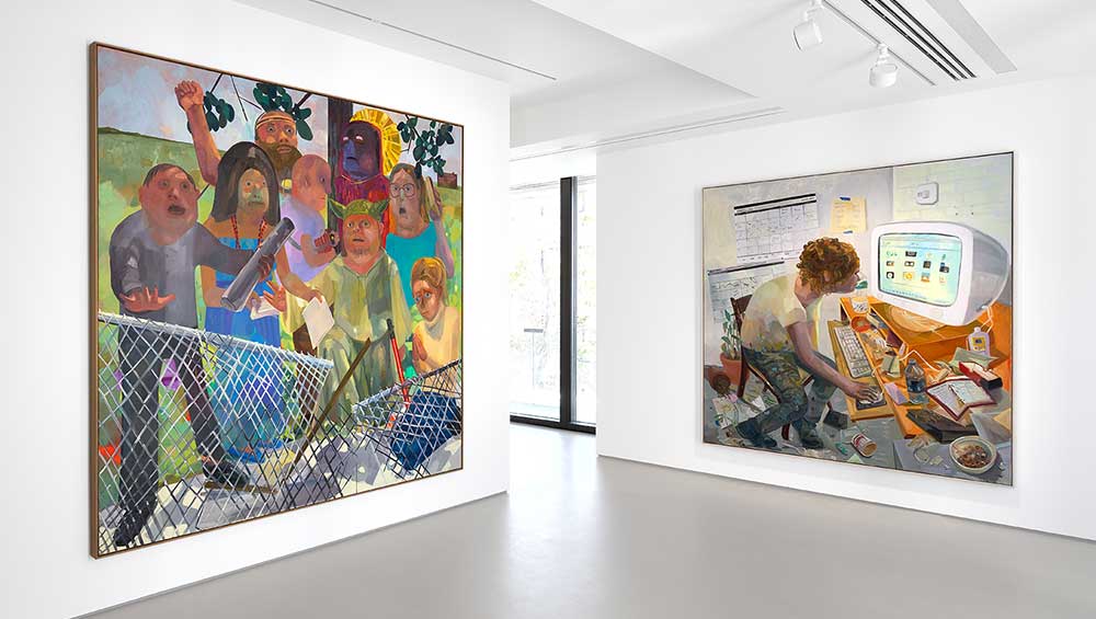 Dana Schutz: The Island, installation view, The George Economou Collection, Athens, 16 June, 2024 - March 2025. Photo: Natalia Tsoukala.