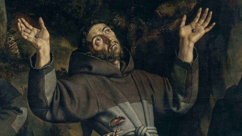 Frans Pourbus the Younger, 1569 – 1622. Saint Francis Receiving the Stigmata, 1620. Oil on canvas, 227 x 162 cm. Musée du Louvre, Paris. © RMN-Grand Palais (musée du Louvre) / Gérard Blot.