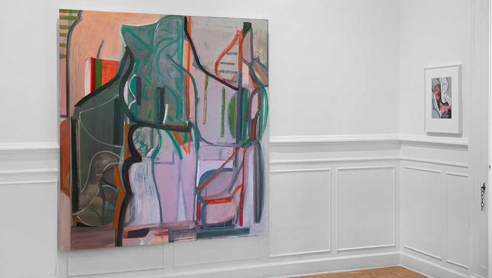 Amy Sillman: Temporary Object, installation view, Thomas Dane Gallery, Naples. © Amy Sillman. Courtesy the artist, Gladstone Gallery, New York and Thomas Dane Gallery. Photo: Roberto Salomone.