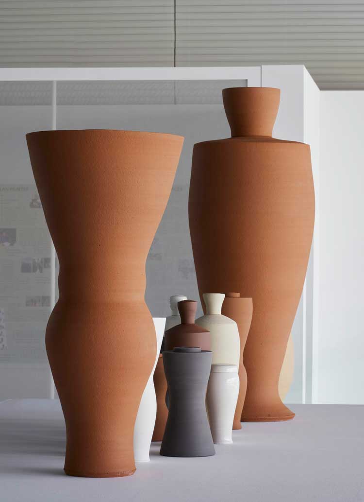 Installation view of Julian Stair: Art, Death and the Afterlife, Sainsbury Centre, University of East Anglia, Norwich. Photo: Jan Baldwin.