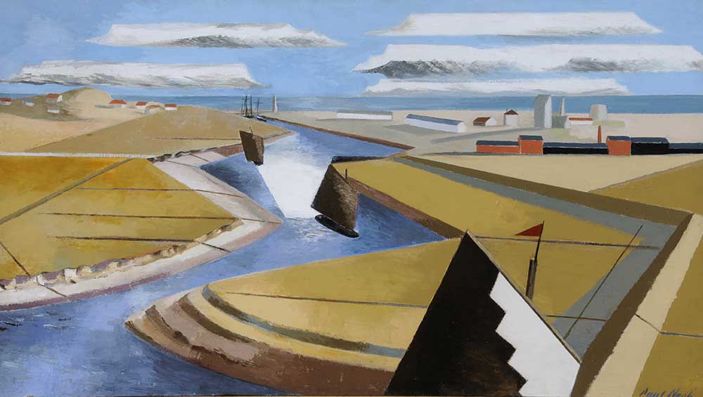 Ivon Hitchens, Curved Barn, 1922. Oil on canvas, Pallant House Gallery, Chichester (Presented by the Artist, 1979), © Estate of the Artist / DACS.