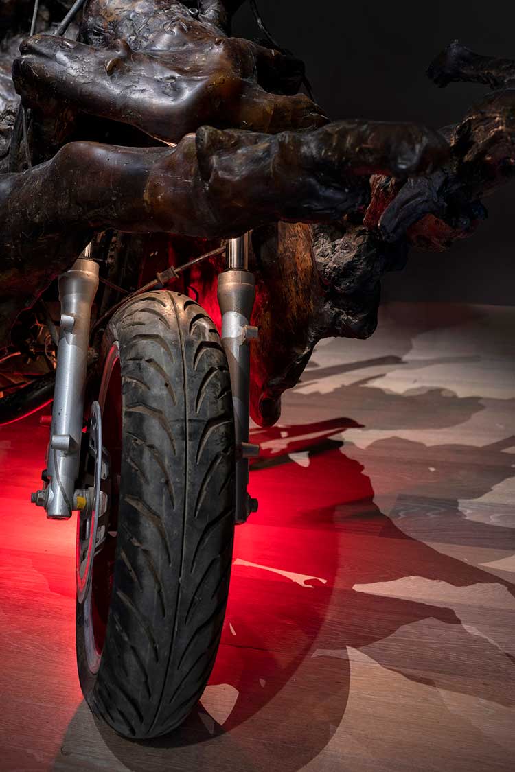 Shi Jinsong: Waiting for a response which we might never get. Installation view, SCAD Museum of Art. Photo courtesy SCAD Museum of Art.
