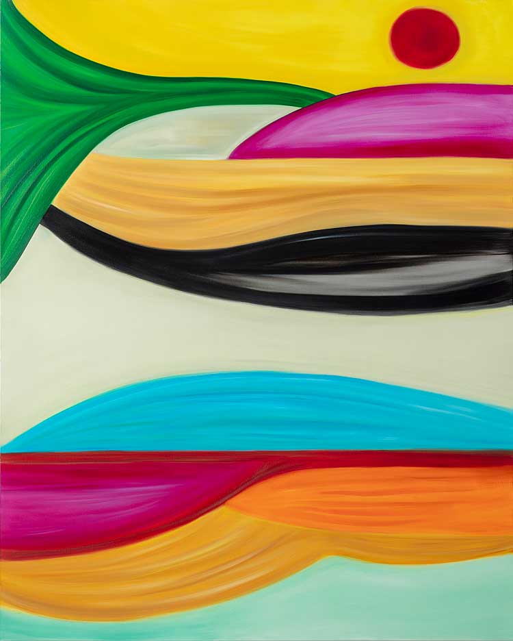 Marina Perez Simão. Untitled, 2022. Oil on linen, 66-7/8 × 53-1/2 in (169.9 cm × 135.9 cm). © Marina Perez Simão, courtesy Pace Gallery and Mendes Wood DM. Photo: Everton Balardin.