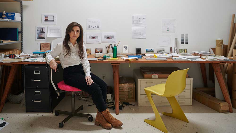 Portrait of Amie Siegel. Photo: Jason Schmidt. © Jason Schmidt. Courtesy of the artist and Thomas Dane Gallery.