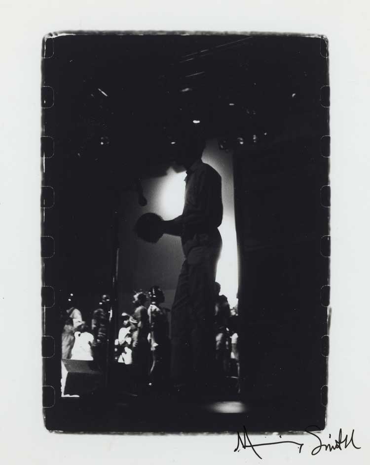 Ming Smith, Untitled (Invisible Man series), 1988-91. Vintage silver gelatin print, unique 20.3 x 25.4 (8 x 10 in) (paper), 11.3 x 15.7 cm (4.5 x 6.25 in) (image). Image courtesy the artist and Pippy Houldsworth Gallery, London. © Ming Smith 2022.