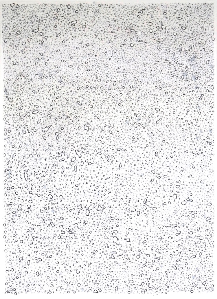 Rebecca Salter, 2020-15, 2020. Mixed media on paper, 74 x 54 cm (29 x 21 in). © the artist.